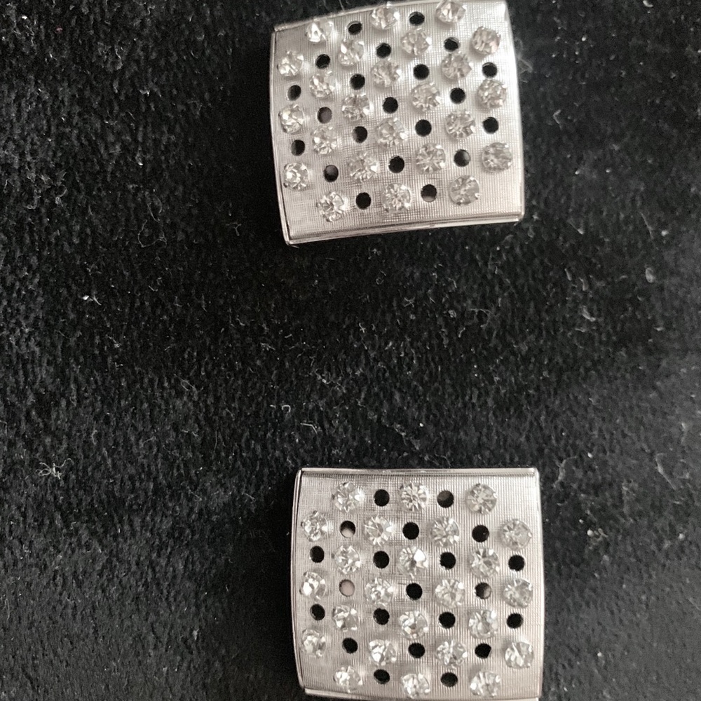 Earrings, Square Clips.